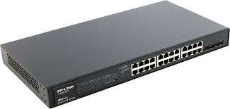 TP-Link T1600G-28PS JetStream 24 Port Gigabit Smart PoE Switch with 4 SFP Slots - Refurb