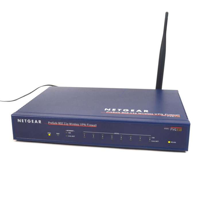 Netgear Prosafe 802.11G Wireless Vpn Firewall Fvg318 - No Antenna - Used