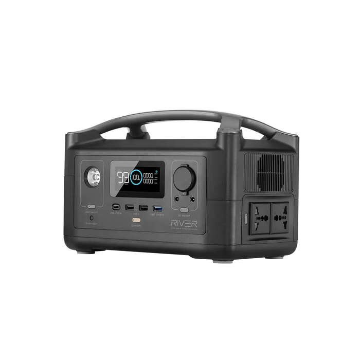ECOFLOW RIVER 2 Portable Power Station - 256Wh LFP battery -  300W Output 110W Solar input - SA S...