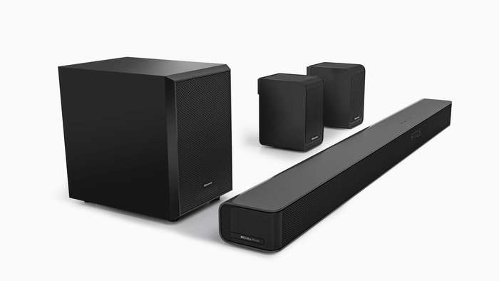 HISENSE AX5100G 5.1ch Soundbar; Dolby Atmos; 5.1 Surround Sound; 340W Output Power; Bluetooth 5.0;