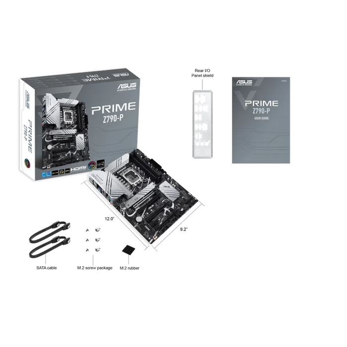 ASUS Motherboard/LGA1700/DDR5/4xDIMM/Max.192GB/1xDP/1xHDMI/ 1xPCIe5x16/3xPCIe4x16/1xPCIe3x1/3xM.2...