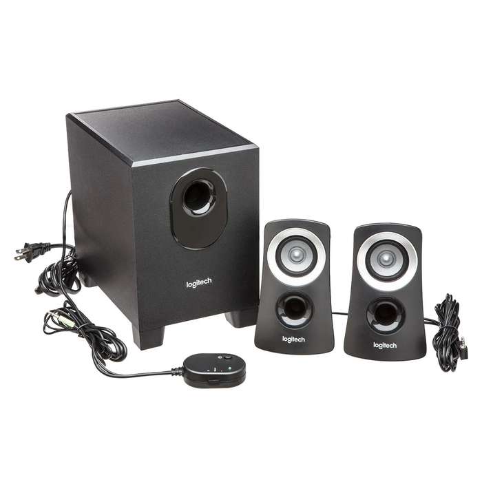 LOGITECH Z313 SPEAKER SYSTEM WITH SUBWOOFER; 25 WATTS