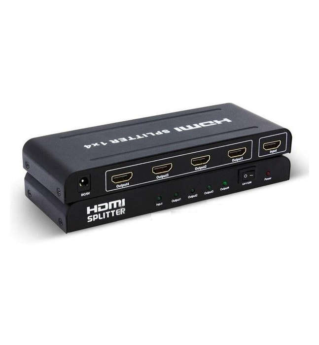 1 IN 4 OUT HDMI 4K SPLITTER BOX