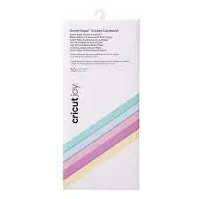 2008872 - Cricut Joy Smart Sticker Cardstock 13.9x33cm 10 Pack (Pastels Sampler)