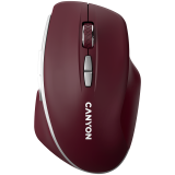 CANYON mouse MW-21 BlueLED 7buttons Wireless Burgundy Red