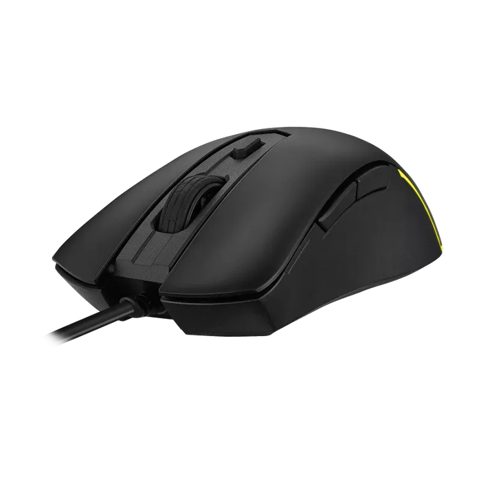 ASUS Gaming mouse/Wired/USB 2.0/Aura Sync/Win10/IP56/11/123x68x40mm/59g w/o cable/BLK/6 buttons/S...