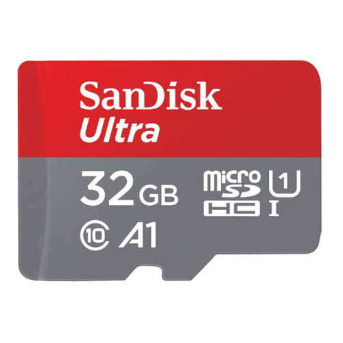 SanDisk Ultra 32GB MicroSDHC Memory Card UHS I A1C10 100MB