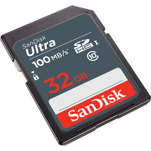 Sandisk Ultra 32GB Class 10 SDHC Card