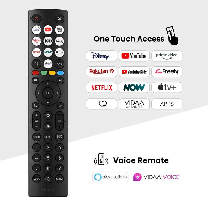 HISENSE LEDN75A6N 75'' UHD SMART LED; DOLBY VISION HDR; UHD AI Upscaler; DTS Virtual:X ; pixel...