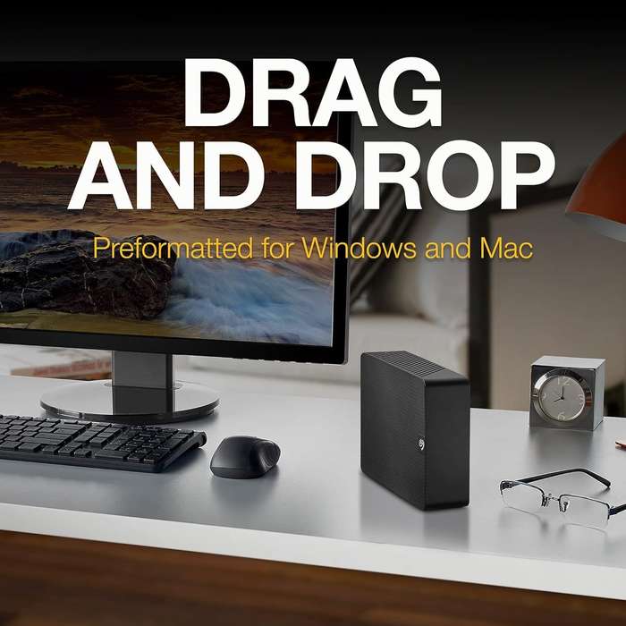 Seagate Expansion 28TB External Desktop Hard Drive USB 3.0