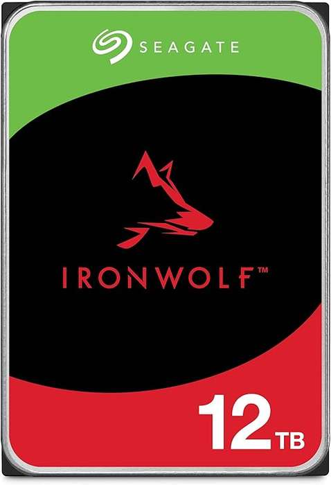 Seagate Ironwolf 12TB NAS; 3.5'' Internal; SATA 6GB/s; RPM 7200; 256MB Cache