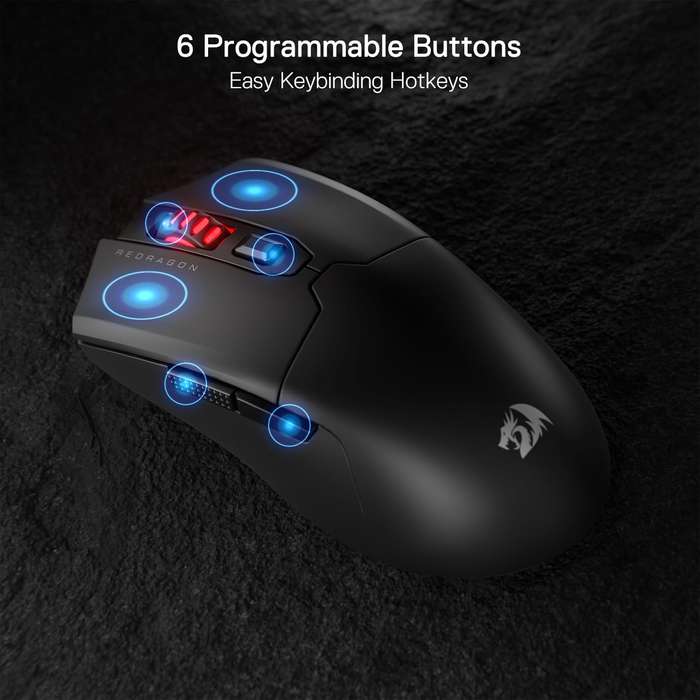 Redragon FYZU M995 Wired Gaming Mouse - Black