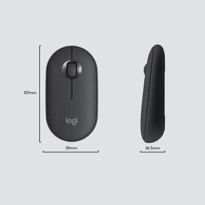 Logitech Wireless Keyboard and Mouse Combo MK470 (GRAPHITE) 2-Year Limited Hardware warranty
