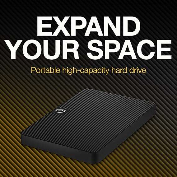 Seagate Expansion Portable 2TB USB 3.0 External Hard Drive Black