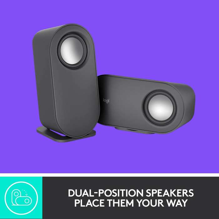 Logitech Z407 Bluetooth computer speakers with subwoofer and wireless control - GRAPHITE - BT - N...