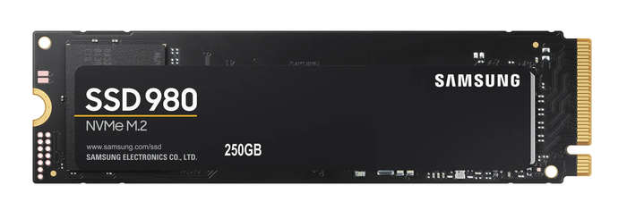 SAMSUNG 980 250GB M.2 NVME SSD