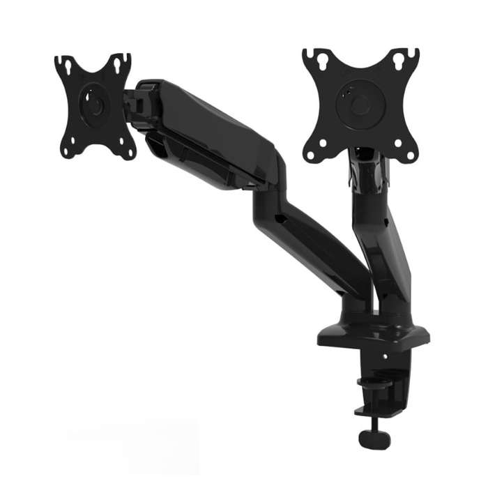 Port Dual-Screen Vesa Mountable up to 32" Desk Monitor Arm