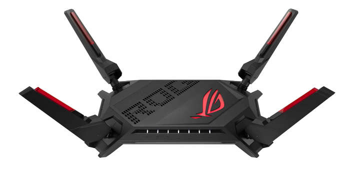 ASUS ROUTER/Gaming/2.4GHz 4x4 upto 1148Mbps/5GHz 4x4 up to 4808Mbps/1xWAN/5xLAN/2xUSB/. AiMesh/Ai...