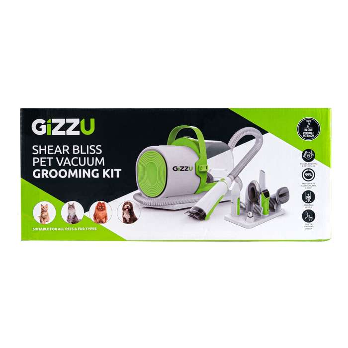 GIZZU SHEAR BLISS PET VACUUM GROOMING KI