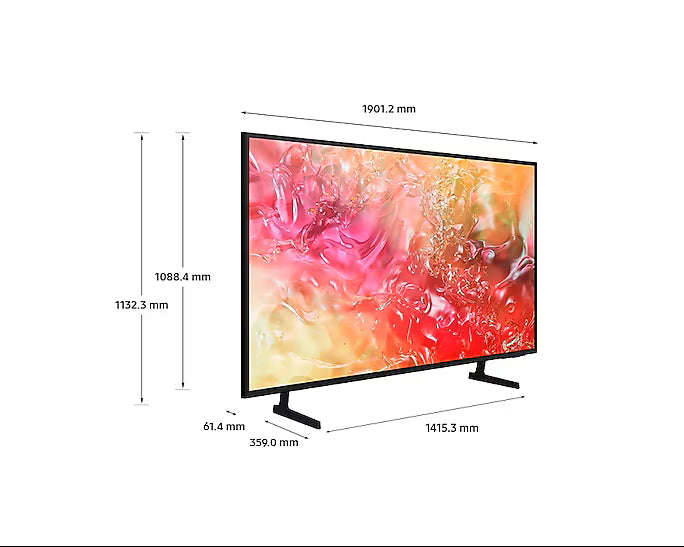 SAMSUNG UA85U8000 85'' UHD TV; Crystal Processor 4K Engine; HDR 10+ (Support); Mega Contrast; Mot...