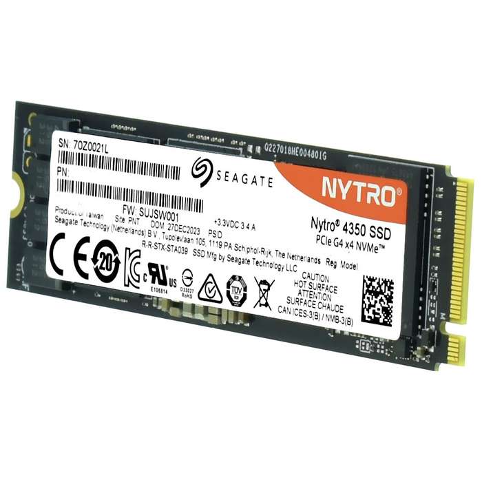 Seagate Nytro 4350 1.92TB M2 NVMe PCIe Gen4 SSD Enterprise