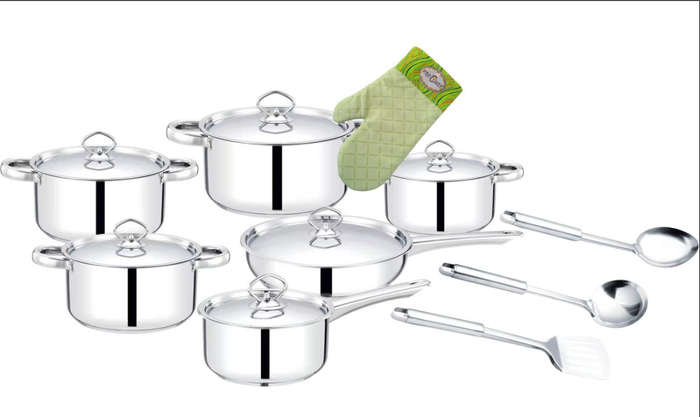 15 PIECE HQ SET - BLACK