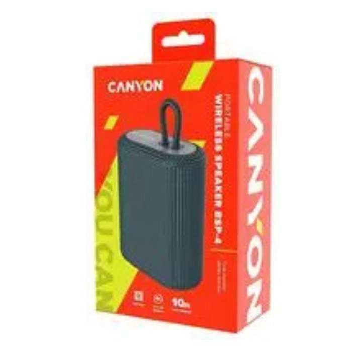 Canyon CNE-CBTSP4DG True Wireless Stereo Portable Bluetooth Speaker  Graphite, Deep Bass Sound