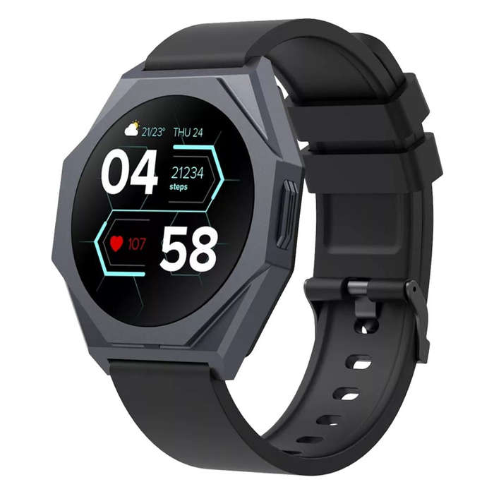 CANYON Smart Watch "Otto" SW-86  Stylish Fitness Tracker with Heart Rate, SpO & Smart Notif...