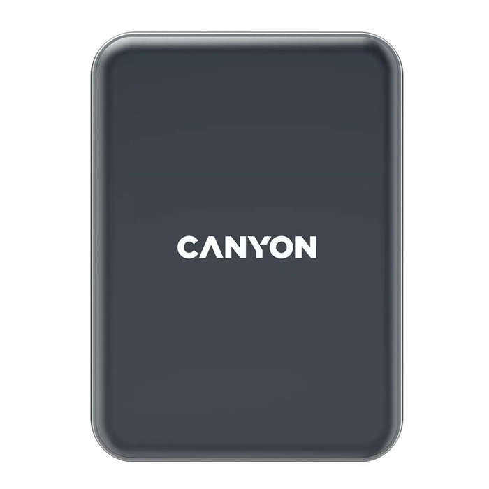 CANYON CH-15 Car Holder & Wireless Charger (MegaFix C-15)  15W Fast Charging, USB-C, Black