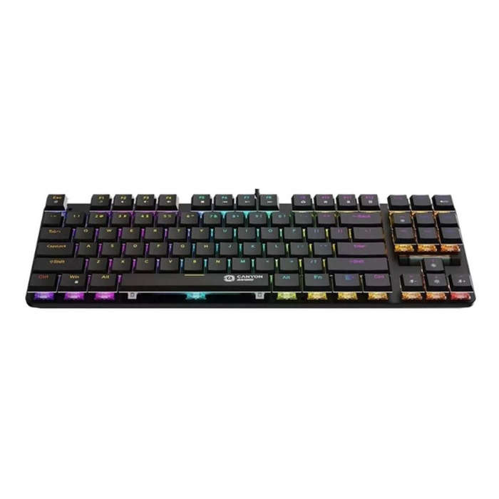 Canyon CND-SKB50-US Wired Keyboard  Durable, Comfortable, and Responsive for Everyday Use