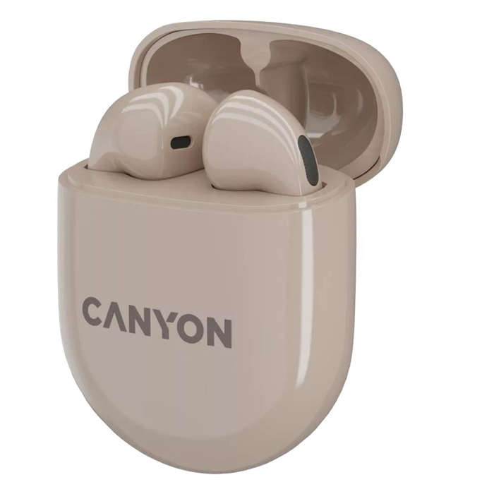 Canyon TWS-6 True Wireless Stereo Earbuds  Bluetooth 5.3, ENC Mic, 25h Playtime, Touch Control...