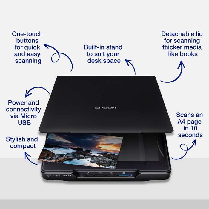 Epson Perfection V39II Photo and document scanner