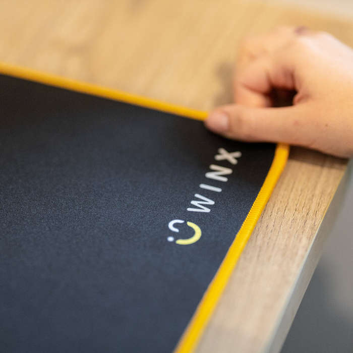 GLIDE BLACK EXTRA LARGE MOUSE PAD