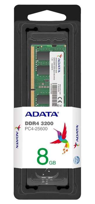 SODIMM:   8GB DDR4  3200