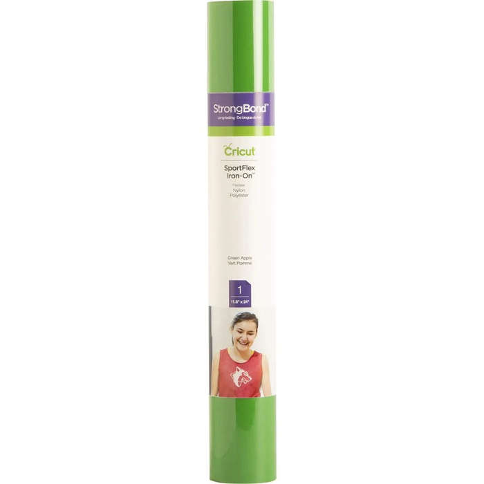 2004440 - Cricut SportFlex Iron-On 30x60cm (Green Apple)