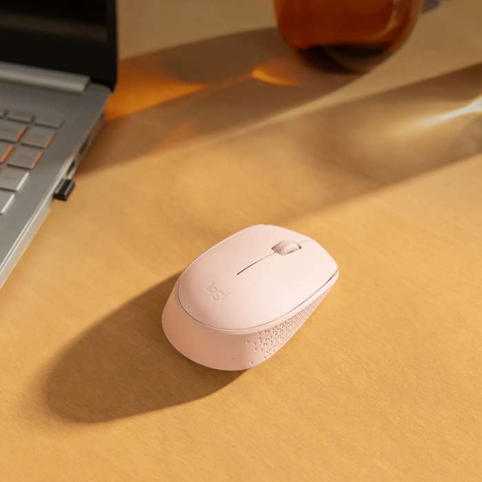 LOGI M171 Wireless mouse  (ROSE) Nano USB receiver 3 buttons optical .