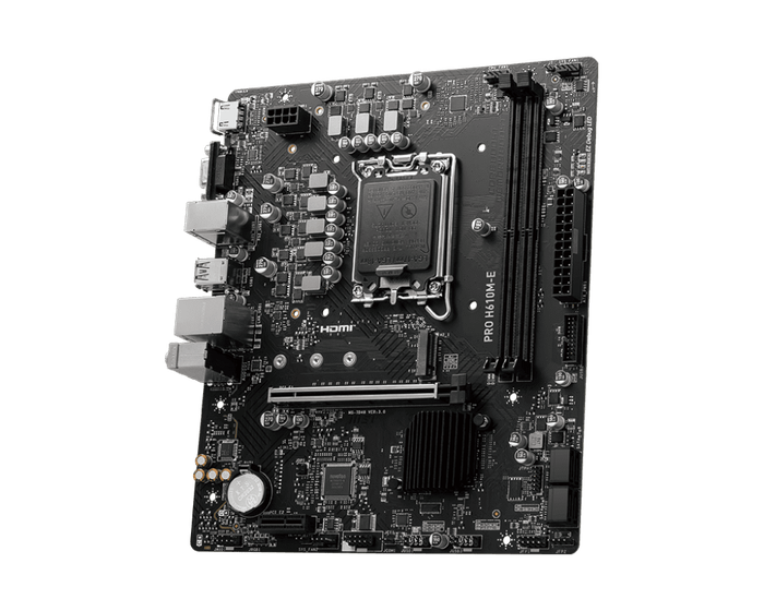 MSI PRO H610M-E Intel LGA1700 DDR5 M-ATX Motherboard