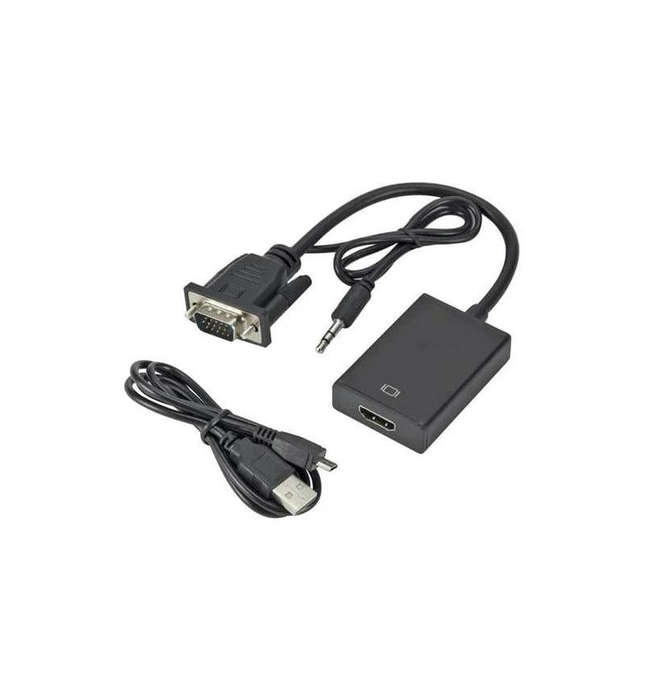 MALE VGA TO FEMALE HDMI+ AUDIO