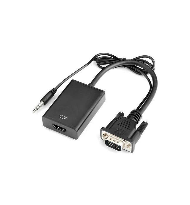 MALE VGA TO FEMALE HDMI+ AUDIO