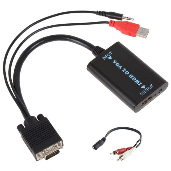VGA + AUDIO + USB TO HDMI (F)