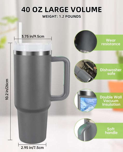 Warm Wave Thermal Cup - 1200ml - Black - Fine Living