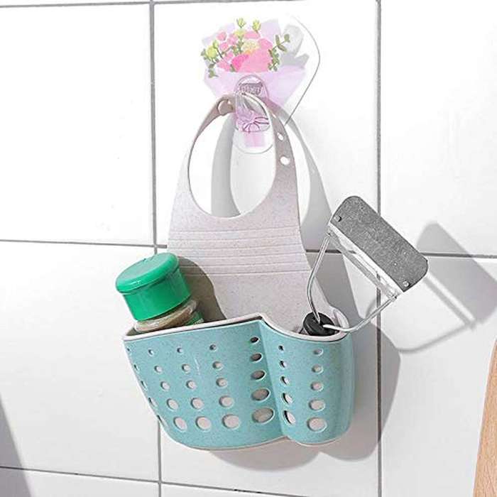 Sink Caddy - Single Speckled Cloudy Blue