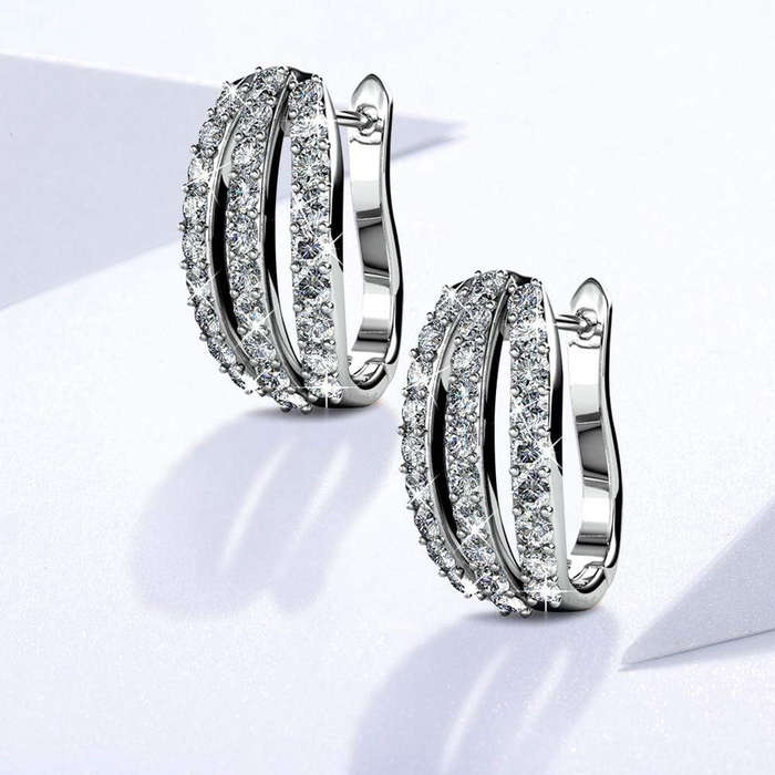 3 Row Arch Earrings