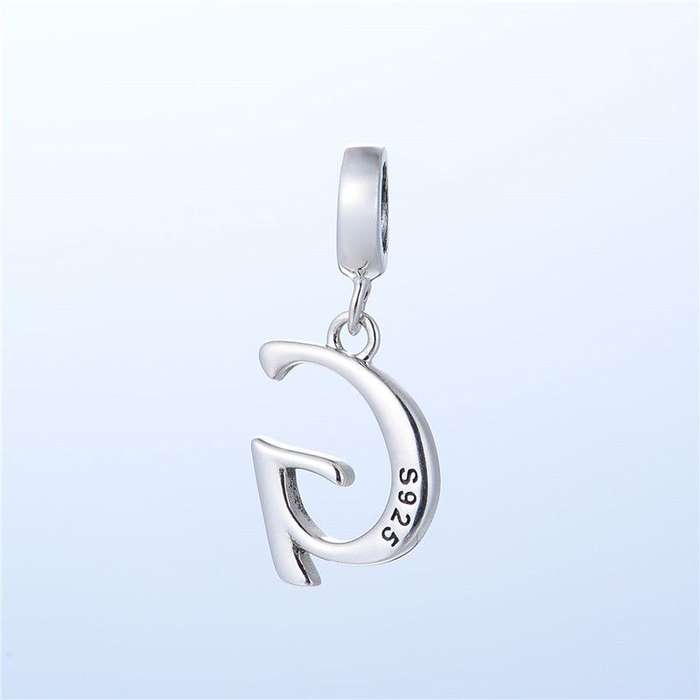 S925 Alphabet Letter G Charm/Pendant