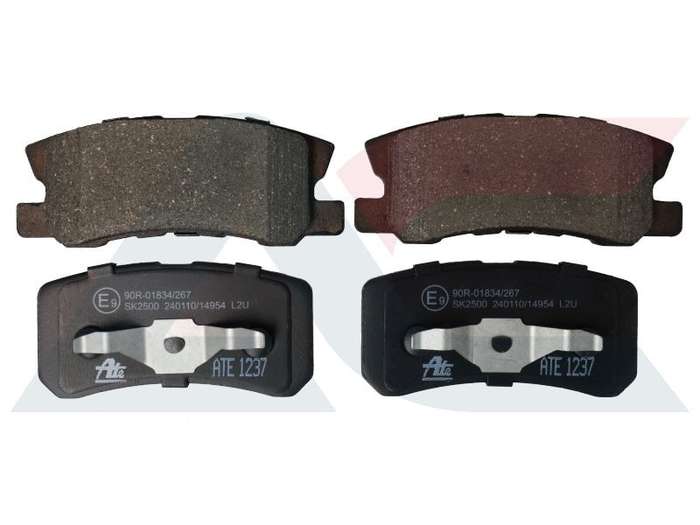 Rear Brake Pads  Jeep Compass, Mitsubishi Pajero, Dodge Caliber, Citroën C4 Aircross (ATE1237)