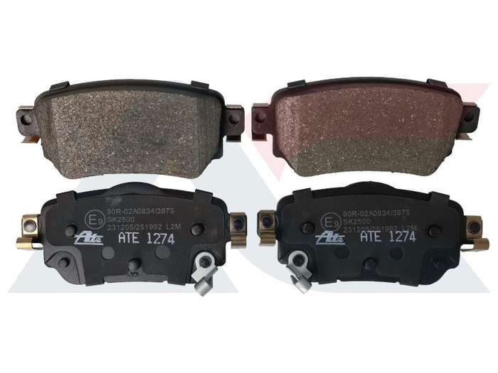 Rear Brake Pads  Nissan Qashqai, X-Trail, Renault Koleos, Kadjar (ATE1274)
