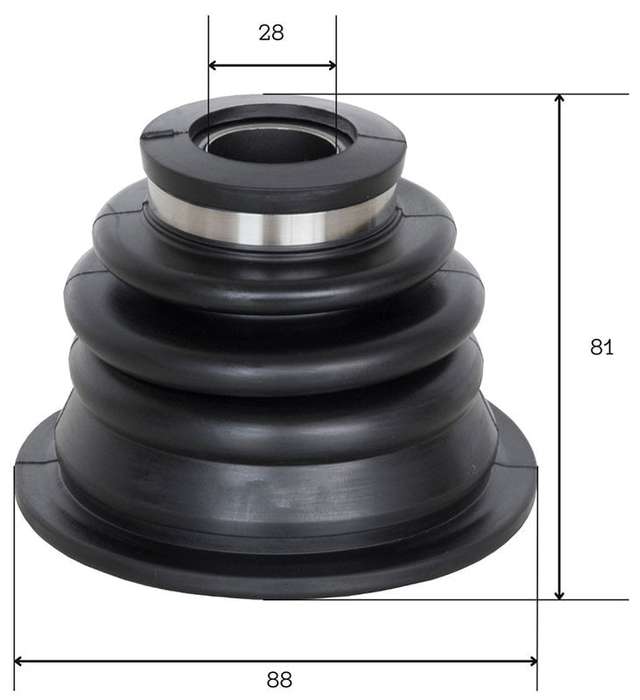 Inner Cv Boot Renault Clio Ii, Kangoo, Laguna Ii, Logan I (Ls), Megane I, Sandero/Stepway I (Bs),...