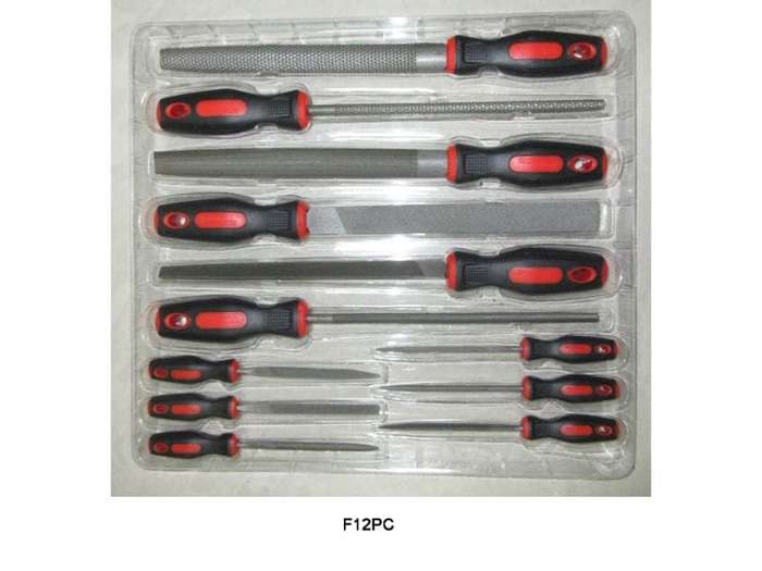 12 Piece File And Rasp Set
