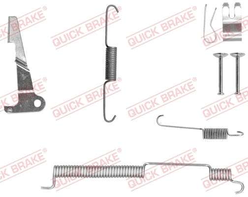 Accessory Kit Brake Shoe 599 Shoe Right Ford Ranger,Mazda Bt-50 (105-0073X-1R)