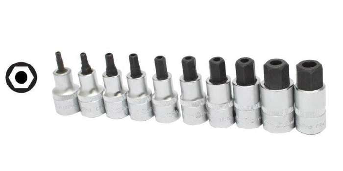 1/2 Drive X 14Mm - Tamper Proof Hex Bit Socket AMPRO T33074 (Single Not a set)